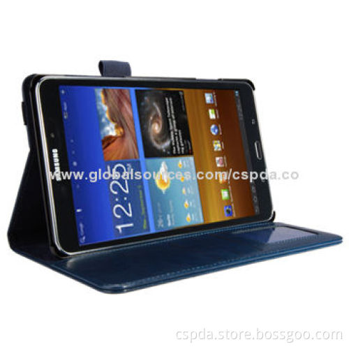Fashionable Blue Wallet Folio Case Cover for Samsung Galaxy Tab S 8.4, OEM and ODM Orders Welcomed